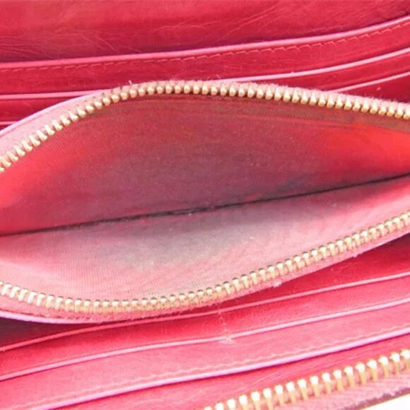 miumiu Wallet Purse Long Wallet Pink Woman Authentic Used - Picture 4 of 6